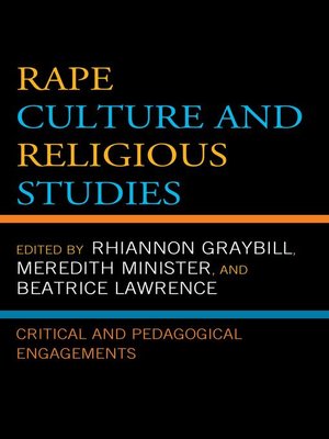 cover image of Rape Culture and Religious Studies